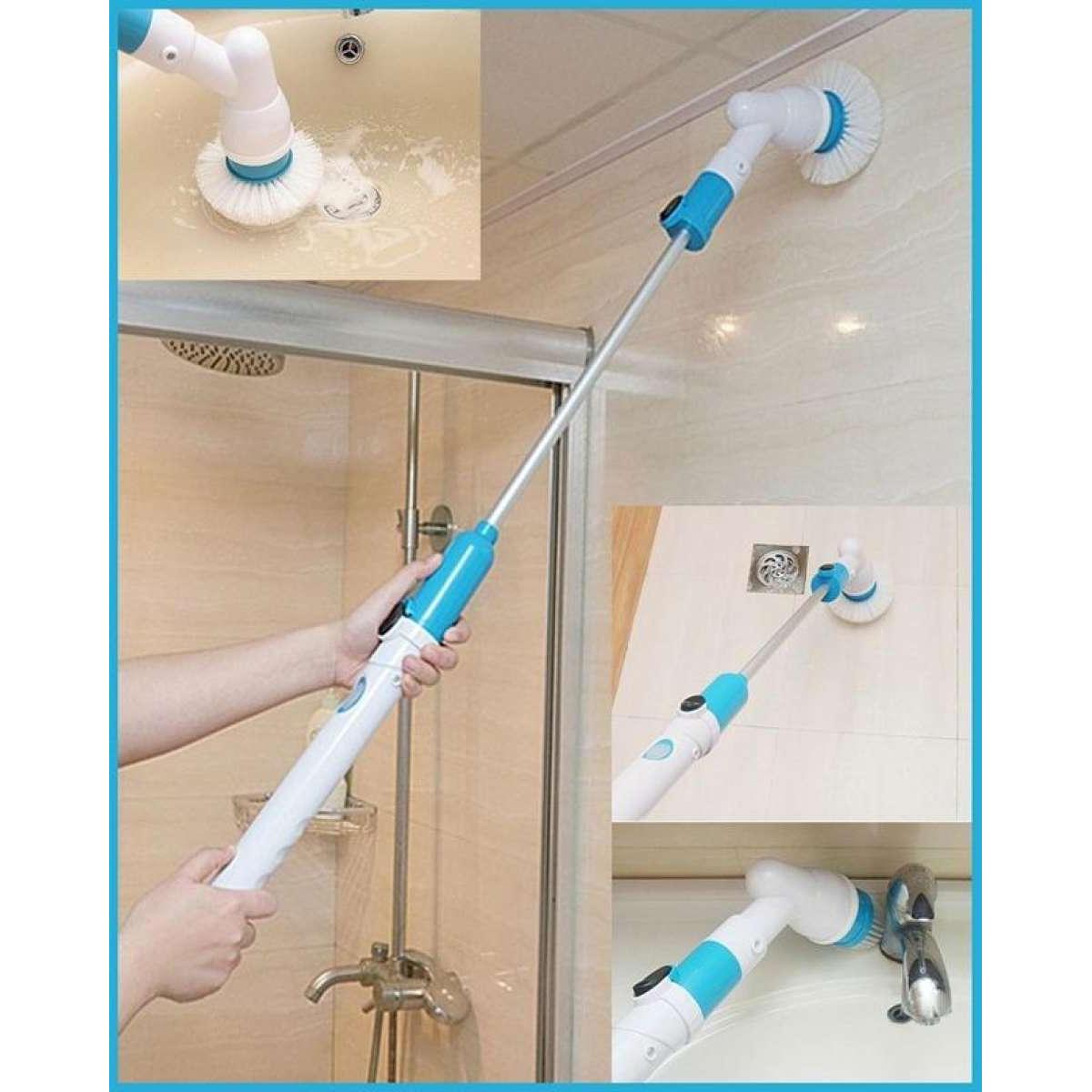 Rechargeable Spin Scrubber Long Handle Cleaning Brush (free home delivery)